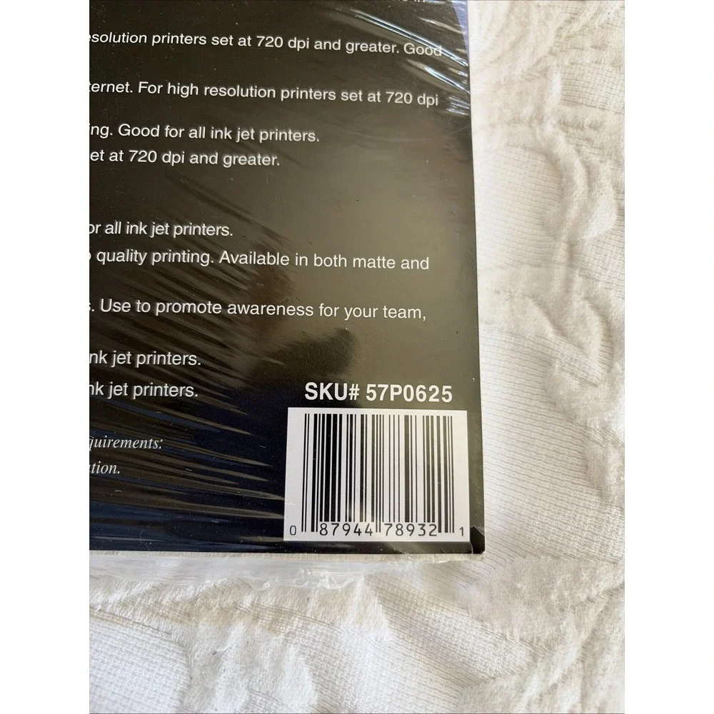 IBM Heavyweight Ultra-Glossy Photo Paper New 200 sheets  4 Packs 4